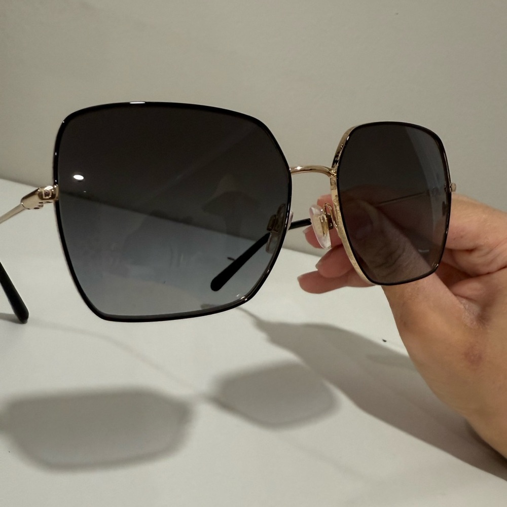 Dolce & Gabbana Black and Gold Sunglasses